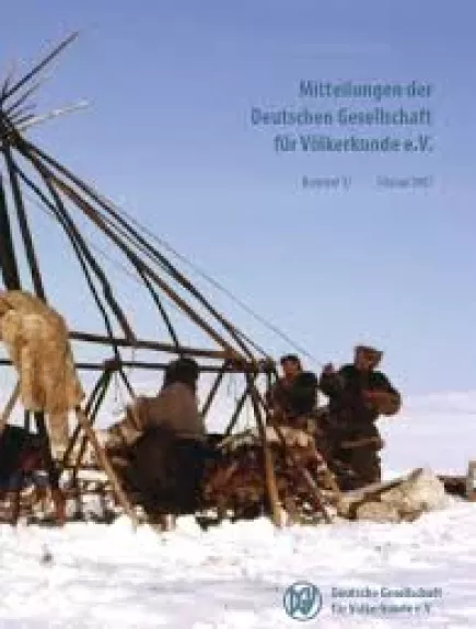 Mitteilungen der Deutschen Gesellschaft fur Volkerkunde e.V. Nummer 37
