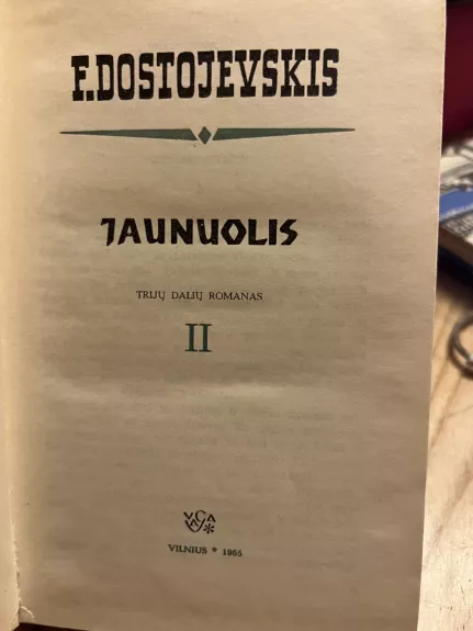 Jaunuolis  2-dalis