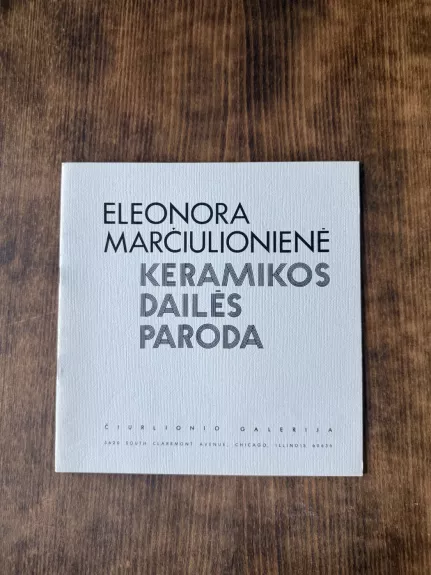 Keramikos dailės paroda