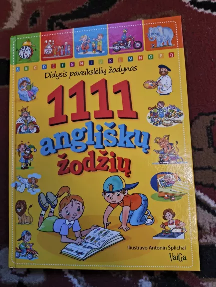 "1111 angliškų žodžių. Didysis paveikslėlių žodynas"