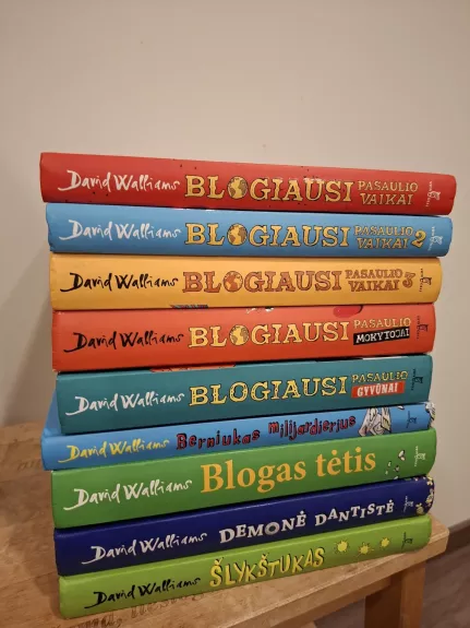 David Walliams knygos vaikams