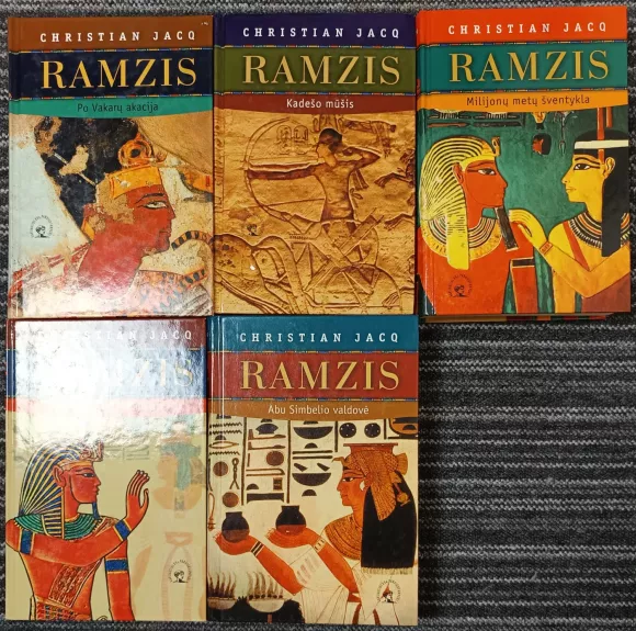 Ramzis (5 knygos): Šviesos sūnus. Milijonų metų šventykla. Kadešo mūšis. Abu Simbelio valdovė. Po vakarų akacija - Christian Jacq, knyga 1
