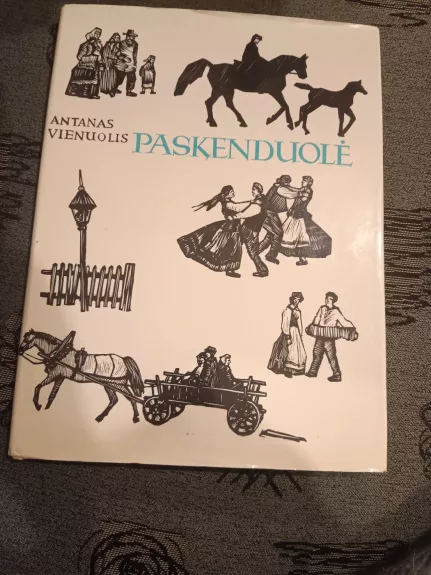A.Vienuolis Paskenduolė(su dail.E.Jurėno dedikacija)