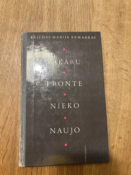 Vakarų fronte nieko naujo