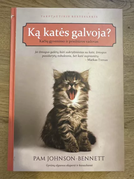 Ką katės galvoja? Kačių gyvenimo ir priežiūros vadovas