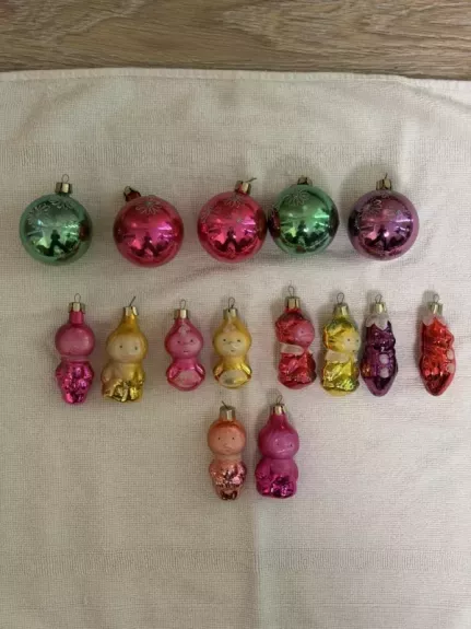 Ssrs eglutės žaisliukų rinkinys „Detskiy“, 1985 m.