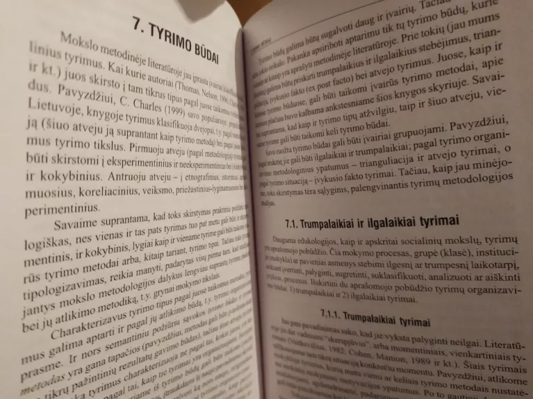 Mokslinių tyrimų metodologija ir metodai