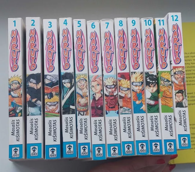NARUTO: 12 knygų kolekcija