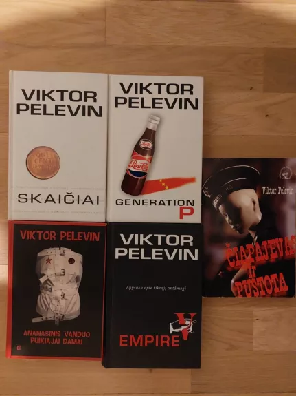Viktoro Pelevino 5 knygų serija