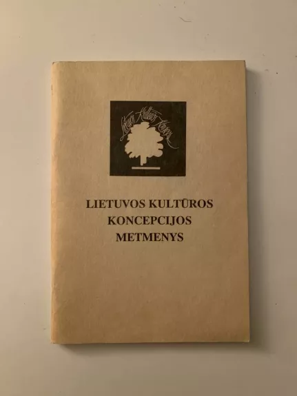 Lietuvos kultūros koncepsijos metmenys