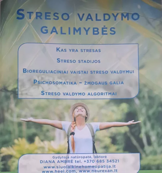 STRESO VALDYMO GALIMYBĖS
