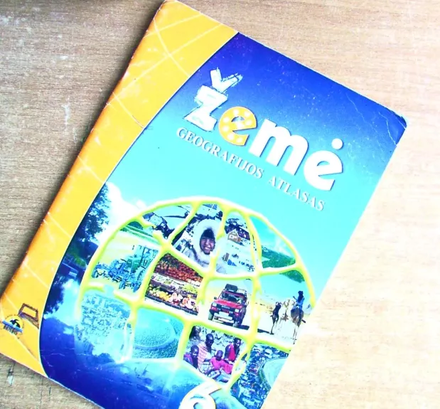 Žemė geografijos atlasas 6 klasei