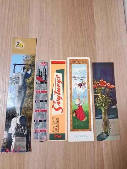 Senų laikų knygų skirtukai