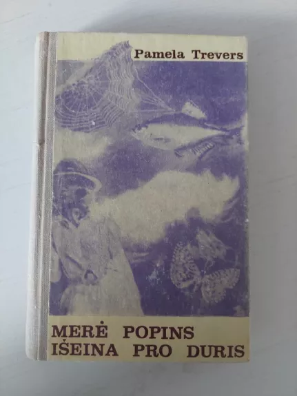 Merė Popins išeina pro duris