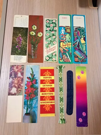 Senų laikų knygų skirtukai