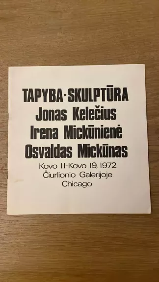 Tapyba- Skulptūra