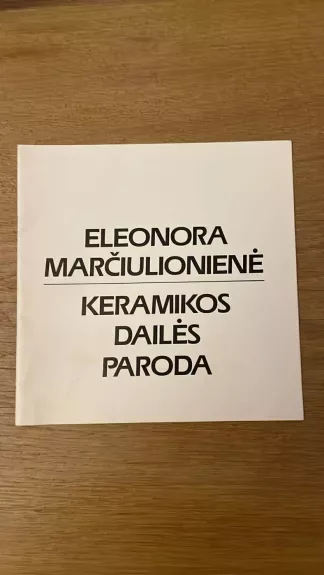 Keramikos dailės paroda