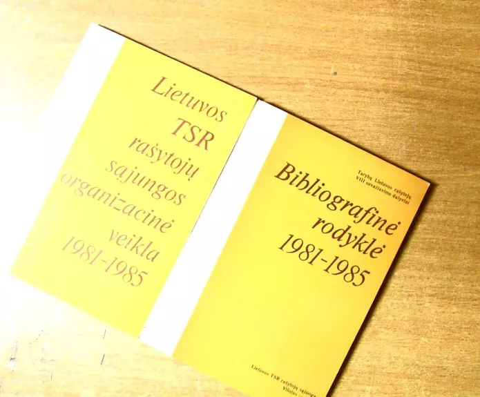 bibliografinė rodyklė 1981-1985