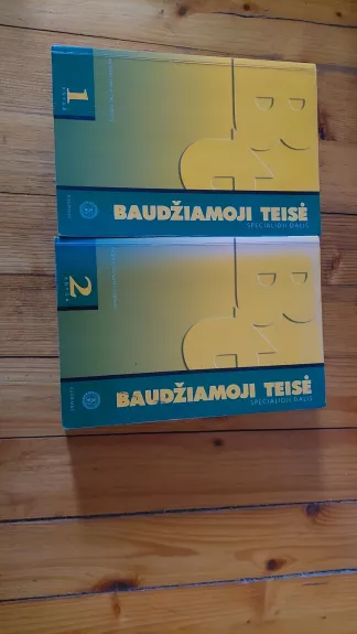 Baudžiamoji teisė. Specialioji dalis (2 tomai)