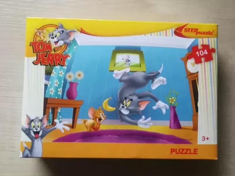 Dėlionė Puzzle 104 “Tomas ir Džeris” / 104 Puzzle Tom and Jerry