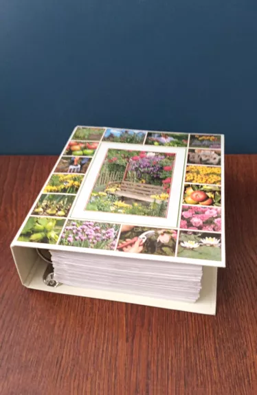 Mano svajonių sodas - segtuvas su kortelėmis