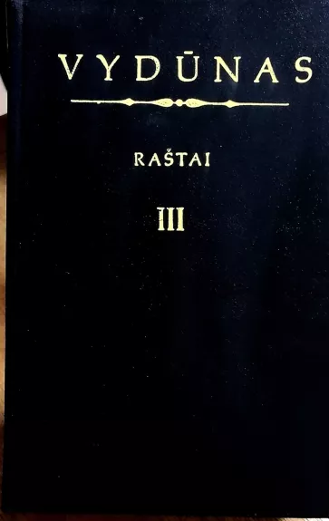 Raštai (III tomas)