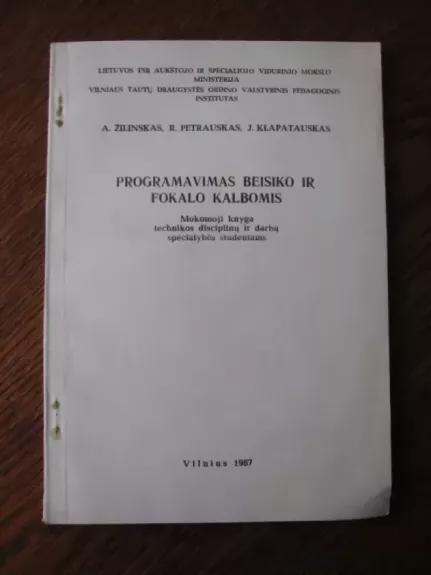 Programavimas beisiko ir fokalo kalbomis