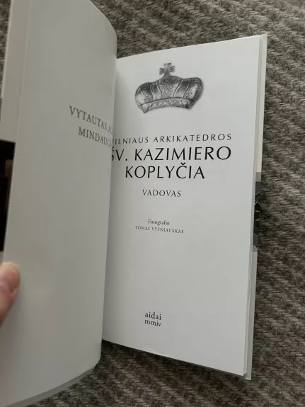 Šv. Kazimiero koplyčia. Vadovas