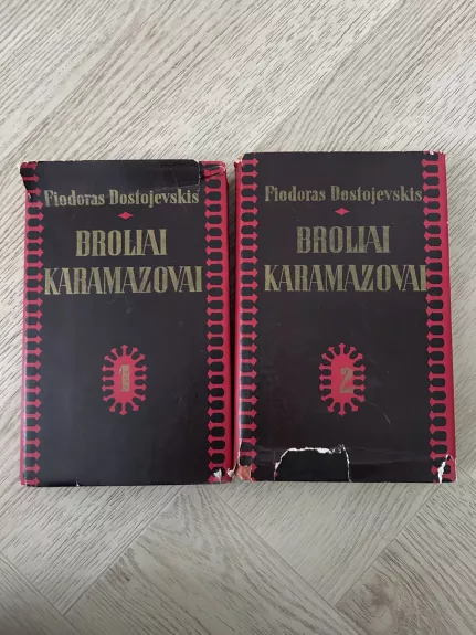 Broliai Karamazovai komplektas I ir II dalys