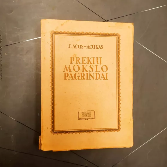 Prekių mokslo pagrindai