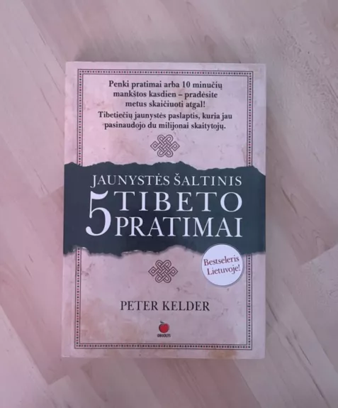 Jaunystės šaltinis: 5 Tibeto pratimai (1 knyga)