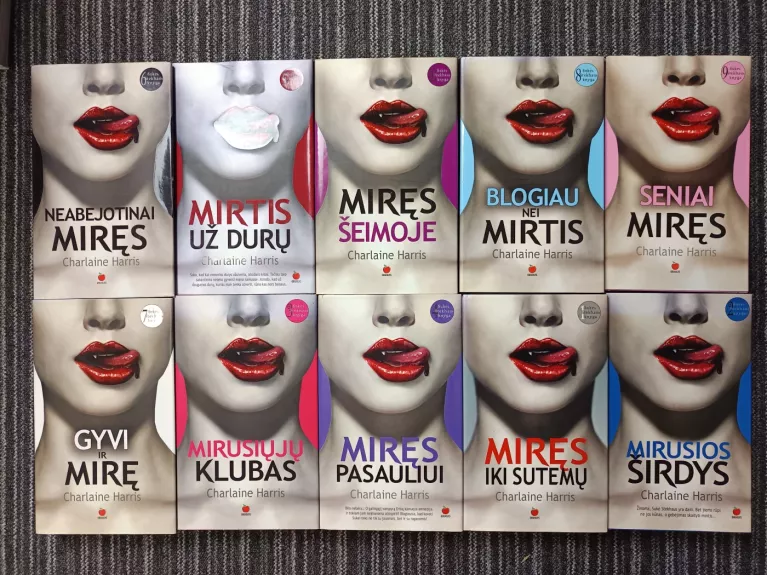 Miręs iki sutemų Ch. Harris 1-10 knygų