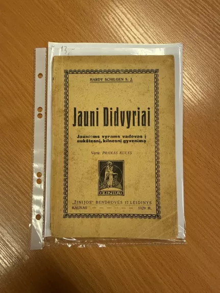 Jauni didvyriai : jauniems vyrams vadovas į aukštesnį, kilnesnį gyvenimą