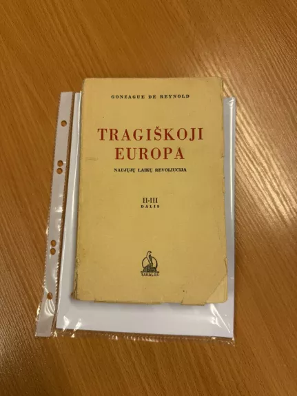 Tragiškoji europa.  Naujųjų laikų revoliucija