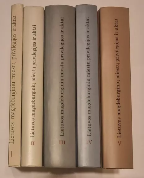 Lietuvos magdeburginių miestų privilegijos ir aktai
