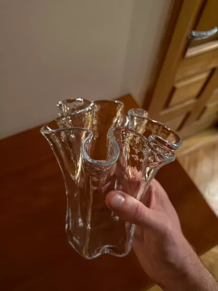 Vintage Muurla Finland Pertti Kallioinen krištolo vaza Eva