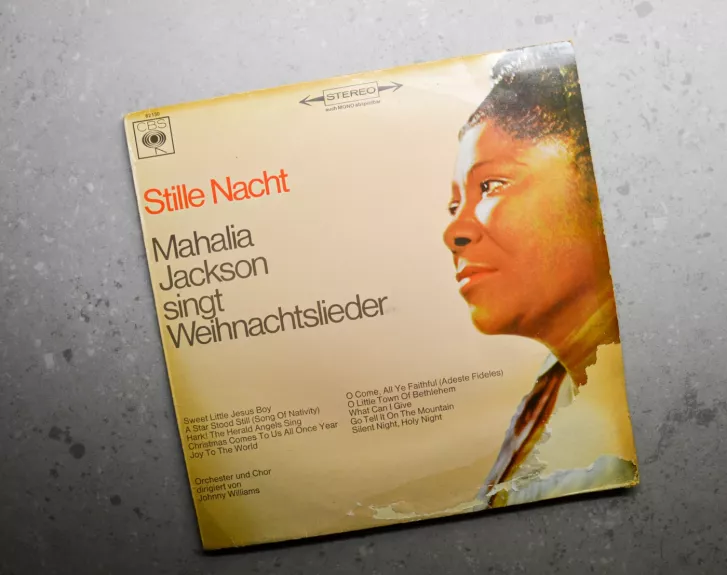 Vintage Mahalia Jackson Stille Nacht lp vinilas vinilinė plokštelė