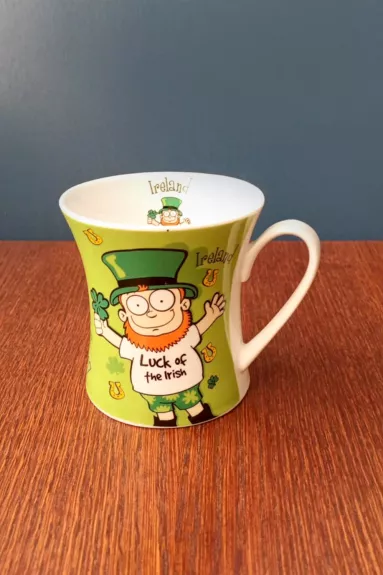 Puodelis 300ml, "Luck Of The Irish"