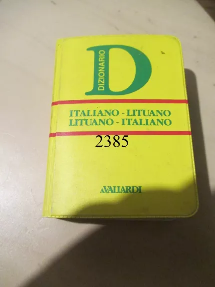 Italiano-Lituano / Lituano - Italiano