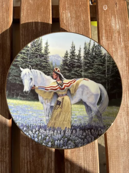 Kolekcinė lėkštė Native America