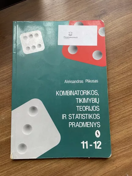 Vadovėlyje apibūdinamos pagrindinės kombinatorikos, tikimybių teorijos ir statistikos sąvokos, sprendžiami uždaviniai, pateikiama uždavinių savarankiškam sprendimui.