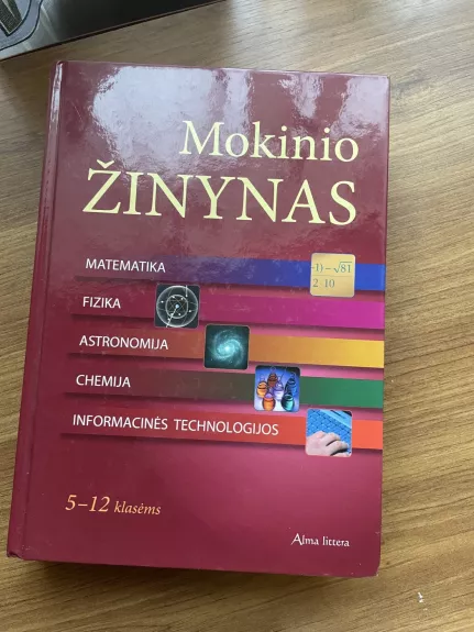 Mokinio žinynas 5-12kl II leidiimas 2018m