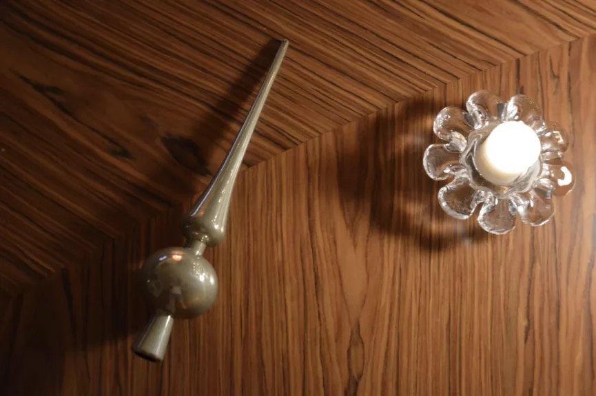 Vintage stiliaus eglutės viršūnė