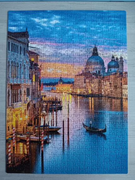 Venecija Didysis kanalas temstant