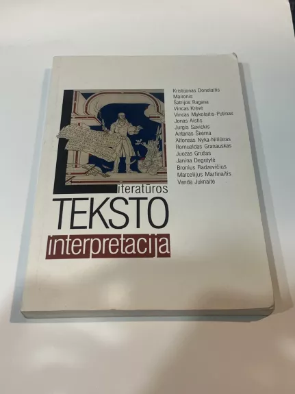 Literatūros teksto interpretacija