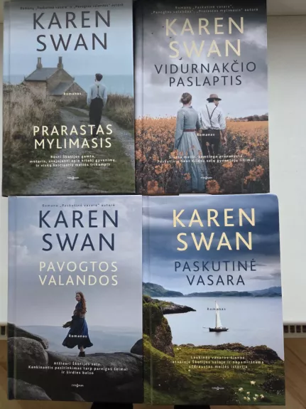 Knygų serija Laukinė sala (Paskutinė vasara, Pavogtos valandos, Prarastas mylimasis, Vidurnakčio paslaptis)