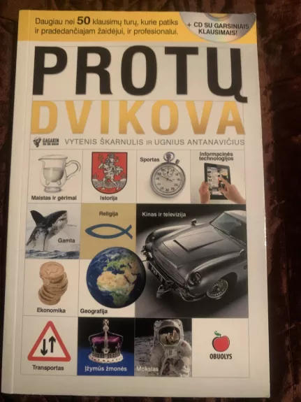 Protų dvikova   CD su garsiniais klausimais