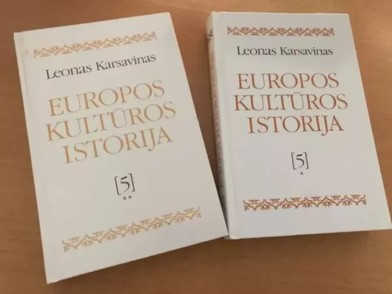 Europos kultūros istorija 5 T. (1-2 knygos)