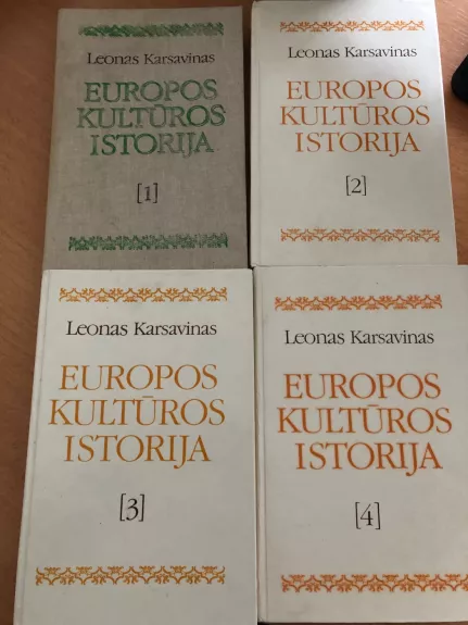 Europos kultūros istorija 1-4 tomai.