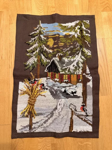 Rankų darbo sieninis gobelenas